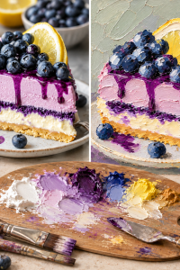 Blueberry Lemon Cake, Reimagined in Oil